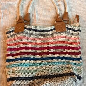 The Sak Striped Multicolor Tote Bag